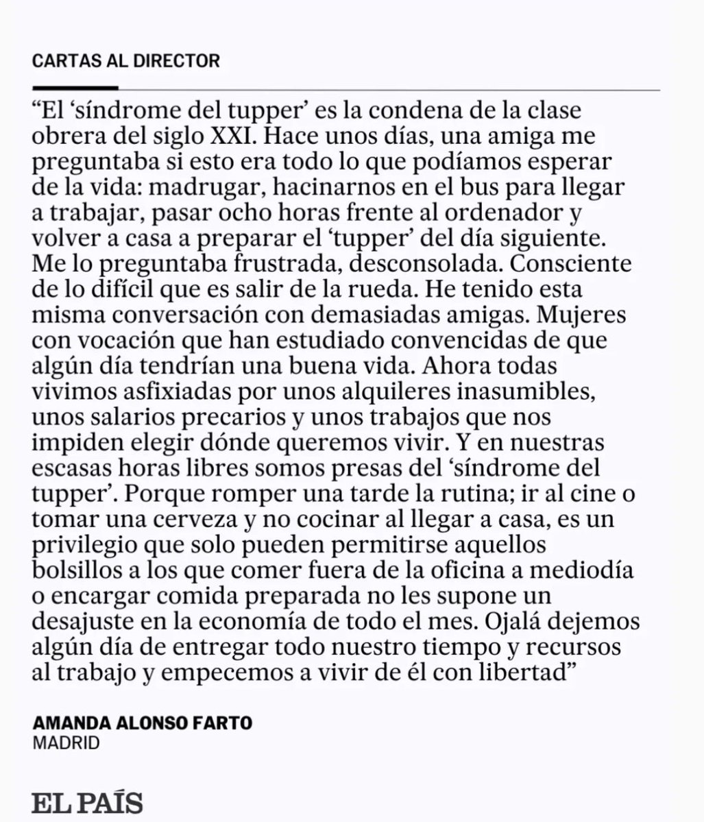 flortundis's tweet image. Me deprimió un montón este texto porque tengo 100% el síndrome del tupper