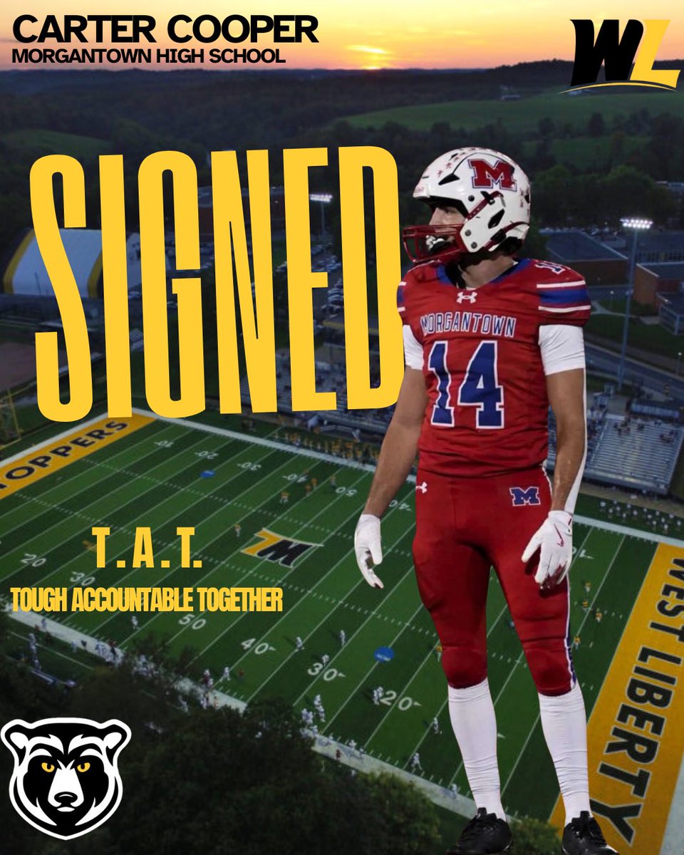 Welcome to the Hilltop! 🏔

-ATH Carter Cooper 
-Morgantown High School 
#NSD26 #WLUFOOTBALL