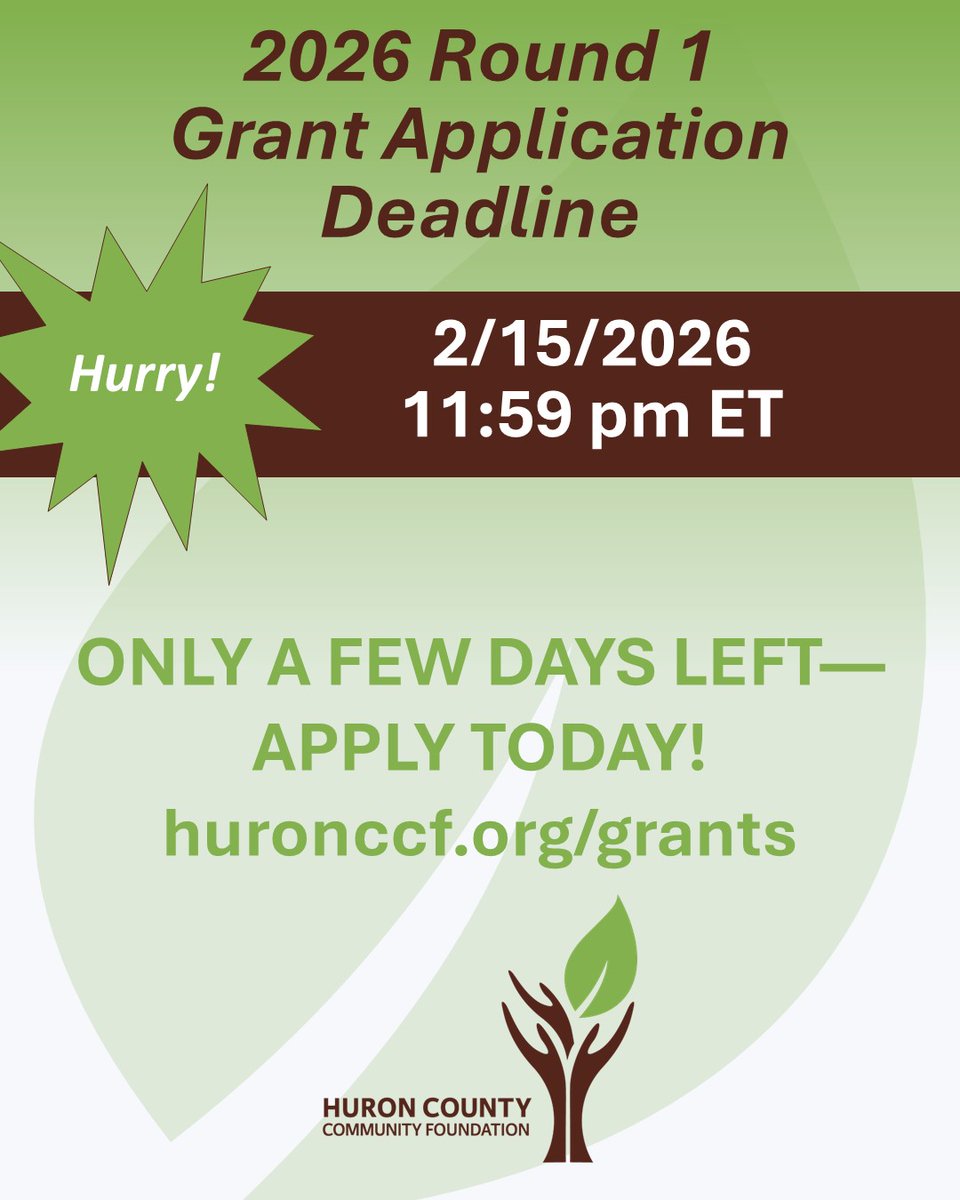 Huron County Community Foundation tweet media