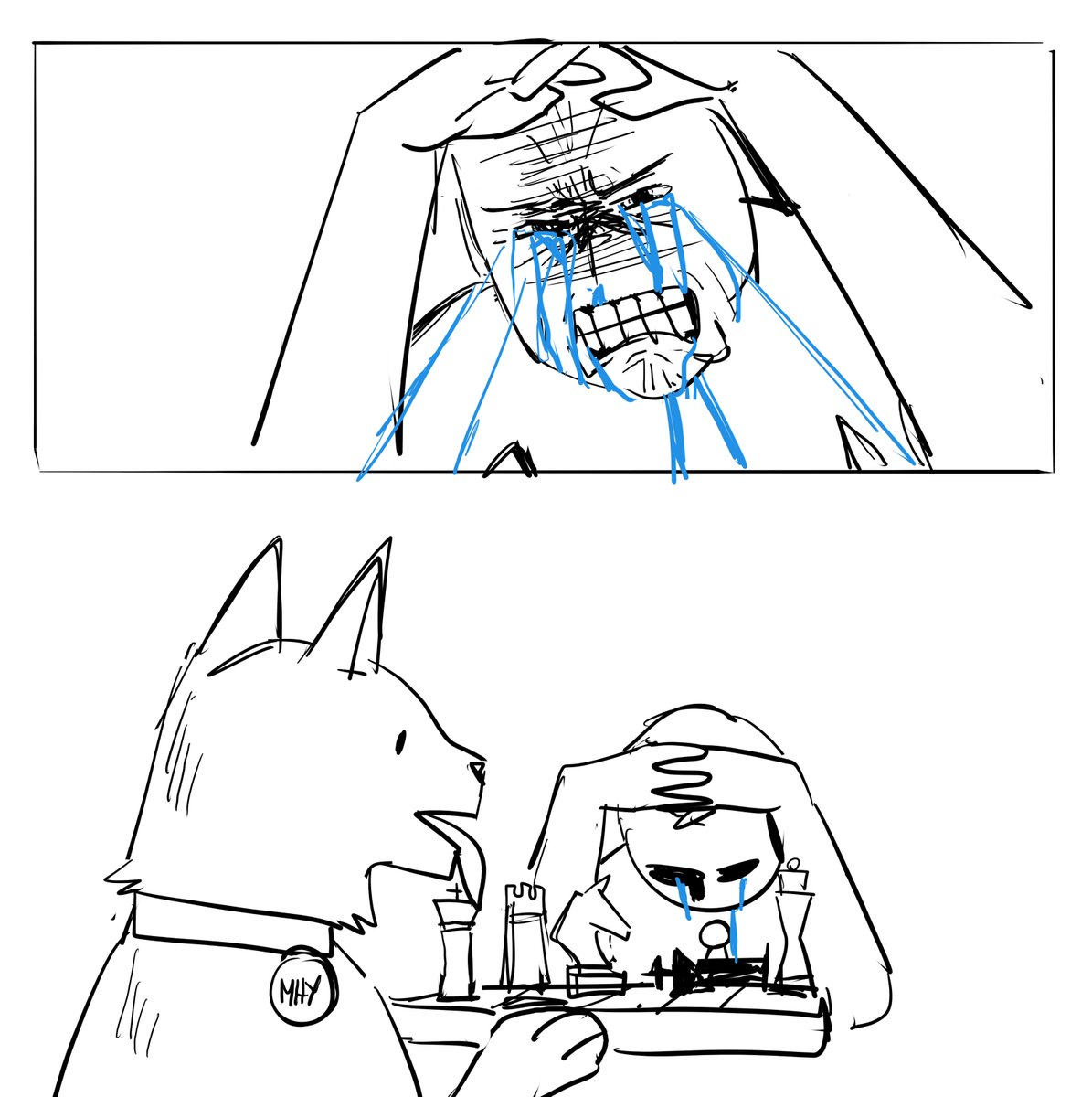 playing a mhy game is like this 