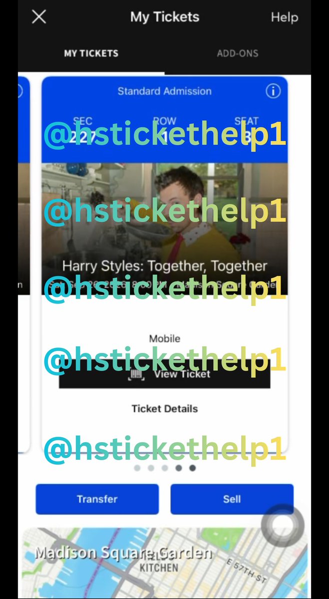 Harry Styles Ticket Help tweet media