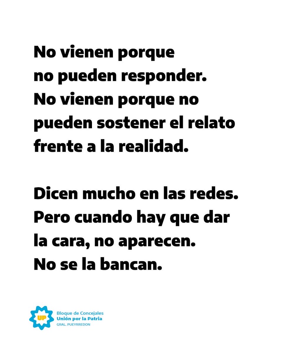 NO SE ANIMAN A DAR LA CARA

Se empieza a tratar el Presupuesto y el aumento de tasas en Mar del Plata, pero no va a venir ni un solo funcionario del gobierno municipal a explicarnos ni a defenderlos. Ni uno.