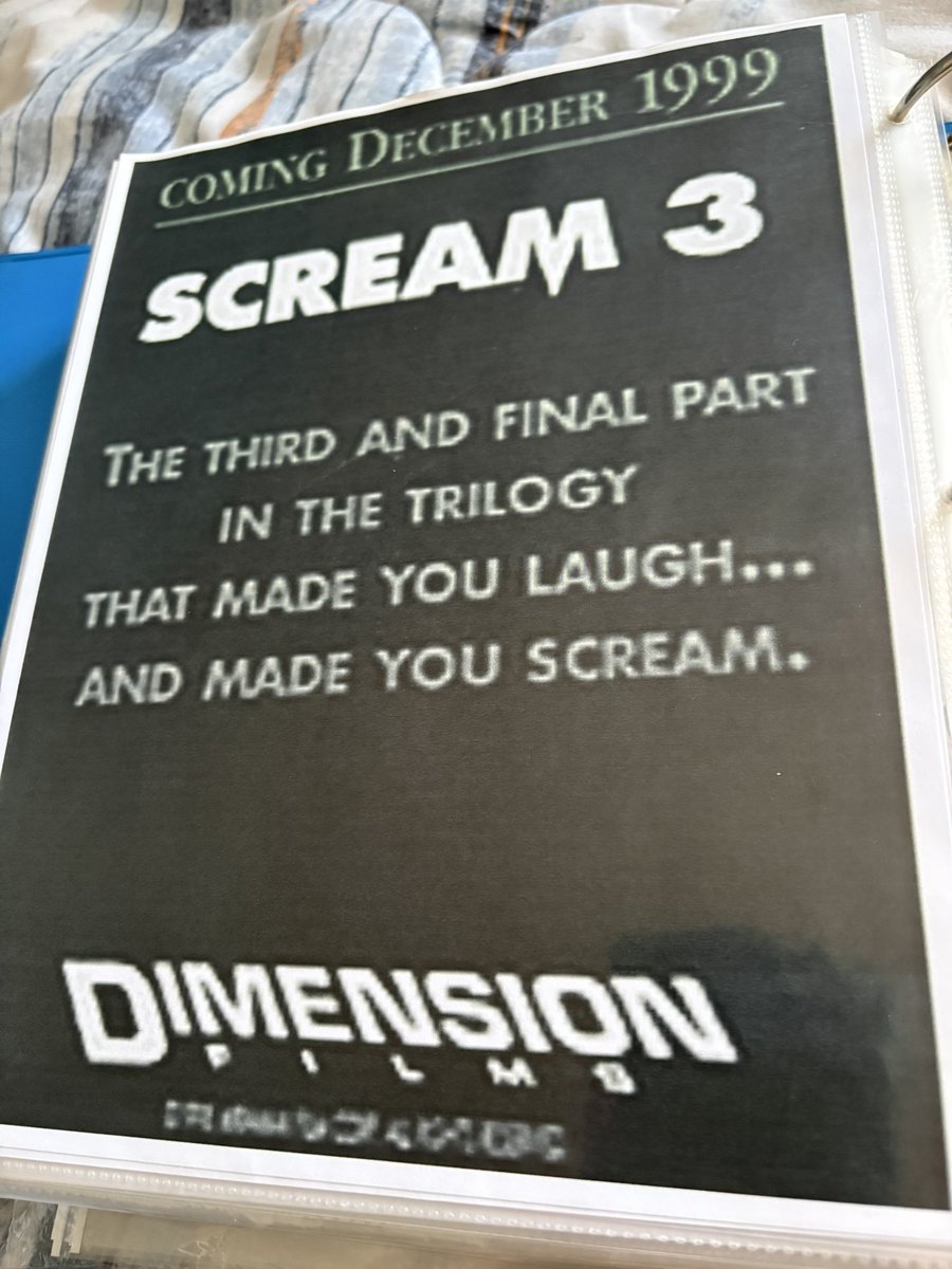 eric_chag's tweet image. #Scream3 turns 26
Who remember this teaser we got in June 1998 ? The movie was announced for December 1999 back then.