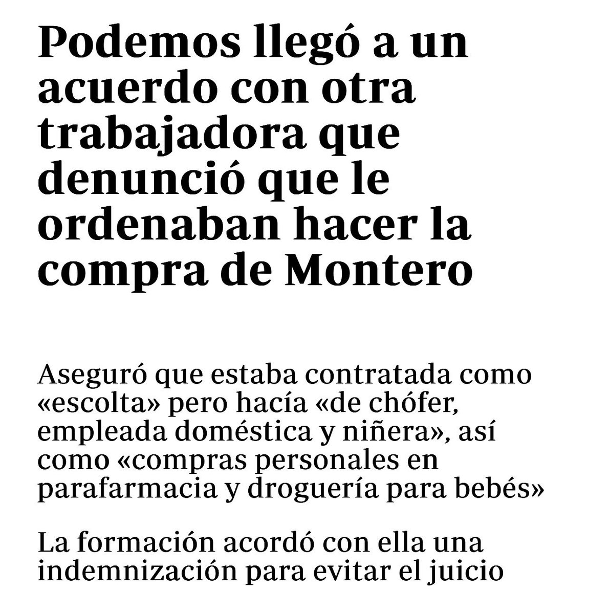 <a href="/PabloIglesias/">Pablo Iglesias 🔻{R}</a> Hombre, pringado, tápate. Que os tenía que haber metido mano trabajo y no lo hizo porque llegasteis a un acuerdo guarro