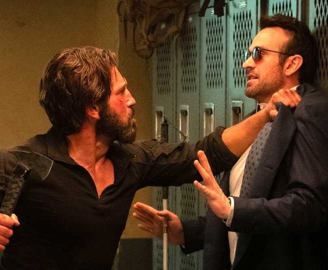 SceneinCinema's tweet photo. ‘Punisher’ star Jon Bernthal reflects on the pivotal moment where he nearly killed a man.

In 2009, Bernthal was walking his pit bull when a group of intoxicated men began following him. After one man grabbed his dog and refused to stop following him home, Bernthal "clocked" him in the face. The man fell backward, split his head open on the pavement (some reports specify the curb), and was knocked unconscious. 

"I ended up hitting a guy and he got knocked out and hit his head on the ground," Bernthal told Shepard. Later, while he was in jail, Bernthal was reflecting on "not knowing whether this guy was going to wake up. It was literally as profound and clear a moment as I've ever had." An hour later, in the police station he says that the cops told him,

“If that guy doesn’t wake up, you’re going away for life.”

Bernthal recalled the incident: 

“I knew if he didn’t wake up, I was going to jail and my worst side would take over,” he said, adding that the man’s head was split open. 

“I prayed to whatever is above that if he woke up, I’d change things, get married, have kids, and stop with the anger.”

"If you're going this way, this is your life now," Bernthal said of his thoughts at the time. "There's no more acting. There's no more girlfriend. There's no more any of this"

Since then, Bernthal has become a different person. After July 3, 2009, he was fully sober. And as he said, a year later, 

"On July 3rd, 2010, I was in Atlanta, starting The Walking Dead, engaged to my wife, a year sober. A year later, my first son, Henry, was born. I'm like blown away with gratitude."