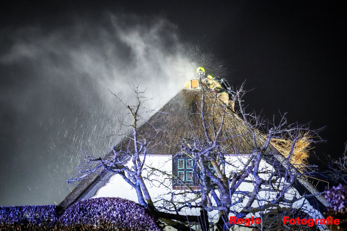 Brand in dak snel geblust aan de Garderenseweg