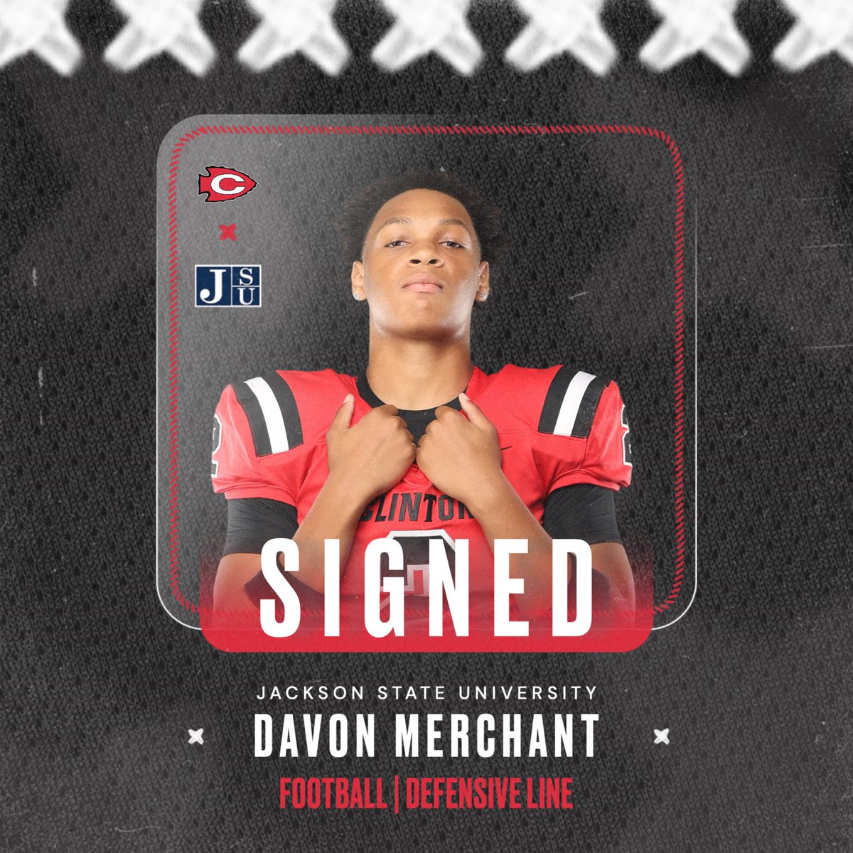 Clinton Arrow Football tweet media