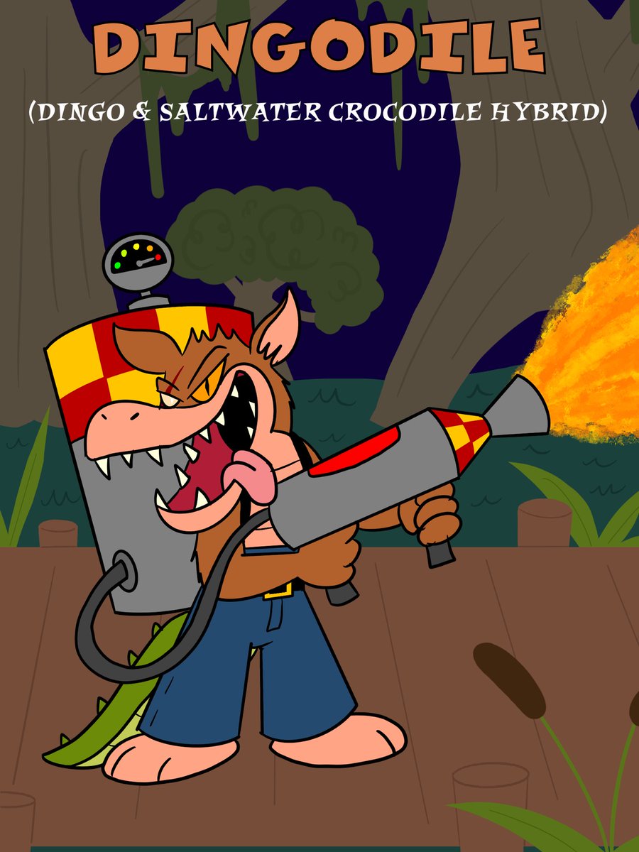 IsaiahHolb96819's tweet photo. βHmph! Jump on a TNT crate? What am I, a bandicoot?β π₯
#CrashBandicoot #Dingodile #fanart #characterdesign #redesign https://t.co/Tr3B6H6hWd