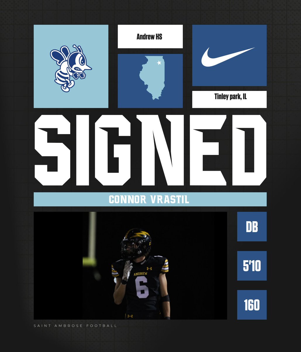 St. Ambrose Football tweet media