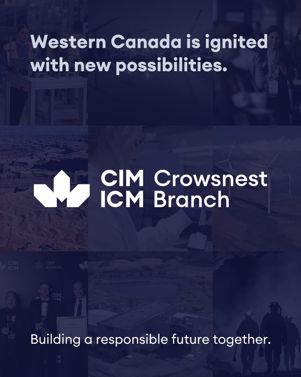 CIM_ICM's tweet image. 🔔 CIM Crowsnest is relaunching!
After nearly a decade, the chapter returns to reconnect the Elk Valley &amp;amp; Crowsnest Pass with CIM’s national mining community.

Join: crowsnest.paperform.co

#CIMcommunity #MiningIndustry #CIMcrowsnest #FutureofMining