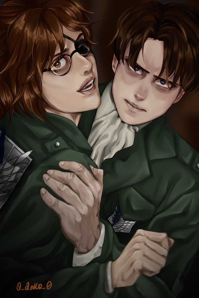 did I disturb you? 😳
.
My favorites, how I missed them🥺I'm so glad that now I have time to draw again..

#Levihan #art #AttackOnTitan #shingeki
#digitalartwork