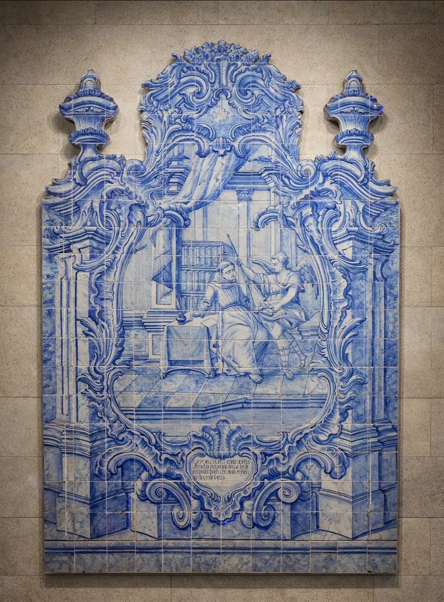 Lot 175.Monumental Portuguese azulejo panel of Saint Anthony, 18th century.
Museum-scale Baroque composition of exceptional and historical value.

🔨 €32,500 | Est. €55,000–60,000
🗓 Feb 12 · 3 PM (GMT+1)

🔗ow.ly/nmJS50Y8PUX
.
.
.
#Azulejos #PortugueseArt #ArtAuction