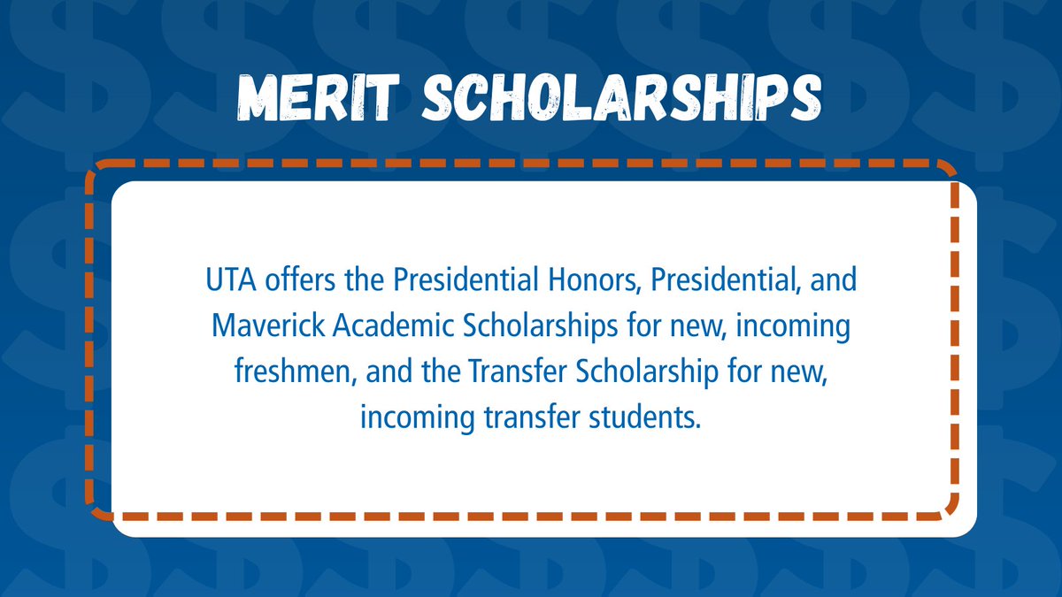 UTAFAO's tweet photo. To be considered for a merit-based scholarship, submit your Admissions application and all required documents by the March 1 scholarship deadline. No separate application needed. 

For more information, please visit https://t.co/F3pRbs0Adi.

#FinAidFeb https://t.co/XM38Wb5hFz