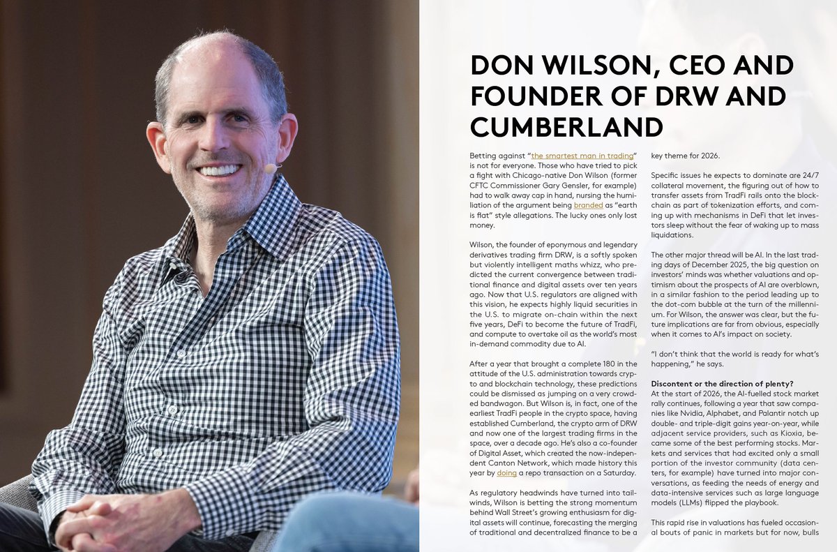 In the latest <a href="/cfcstmoritz/">CfC St. Moritz</a> report, our CEO and Founder <a href="/drwconvexity/">Don Wilson</a> explains why 2026 marks a true inflection point for digital assets as TradFi and DeFi begin to structurally converge. From tokenized collateral to AI-driven compute, the future is about market infrastructure.