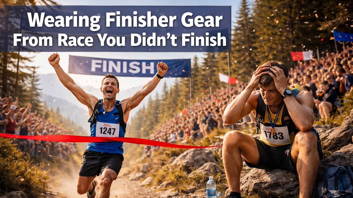 onlyeyeathletic's tweet photo. Would you wear gear/swag that says finisher from a race you did not participate in or even go to?

Video link on the topic:
https://t.co/lUtpDlitfW https://t.co/js8ZWElUR3
