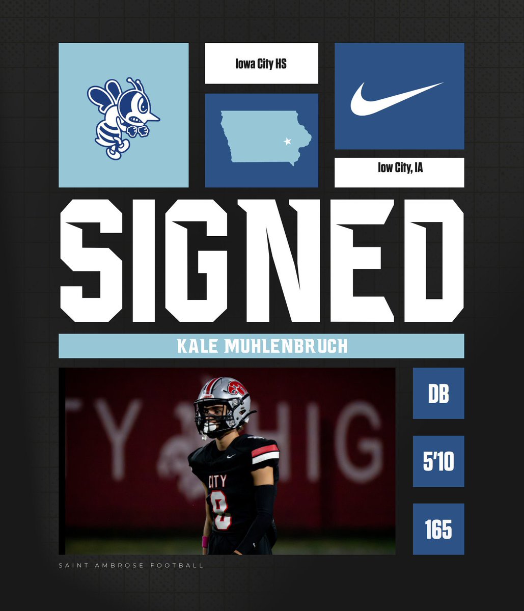 St. Ambrose Football tweet media