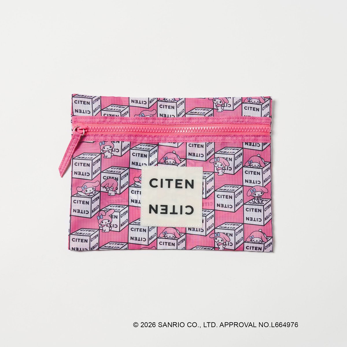 CITEN シテン サンリオ　ポーチ　エコバッグ　2点セット サンリオキャラクターズ×CITENの夢コラボアイテム✨ CITENロゴの立方体