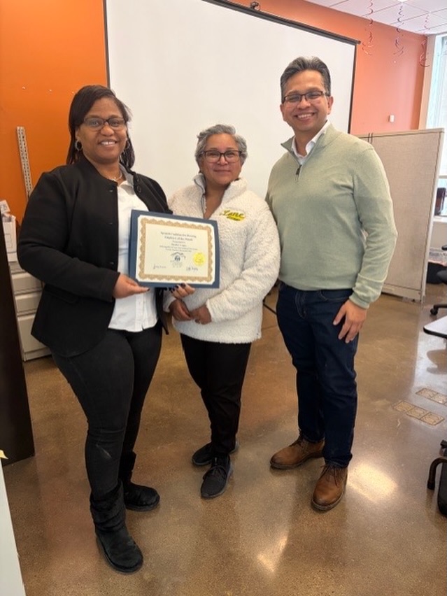 We’re excited to recognize Rosalba aka Rosie as our Employee of the Month for December!

Thank you for your continued hard work, positive energy, and the meaningful impact you bring to our team each day!