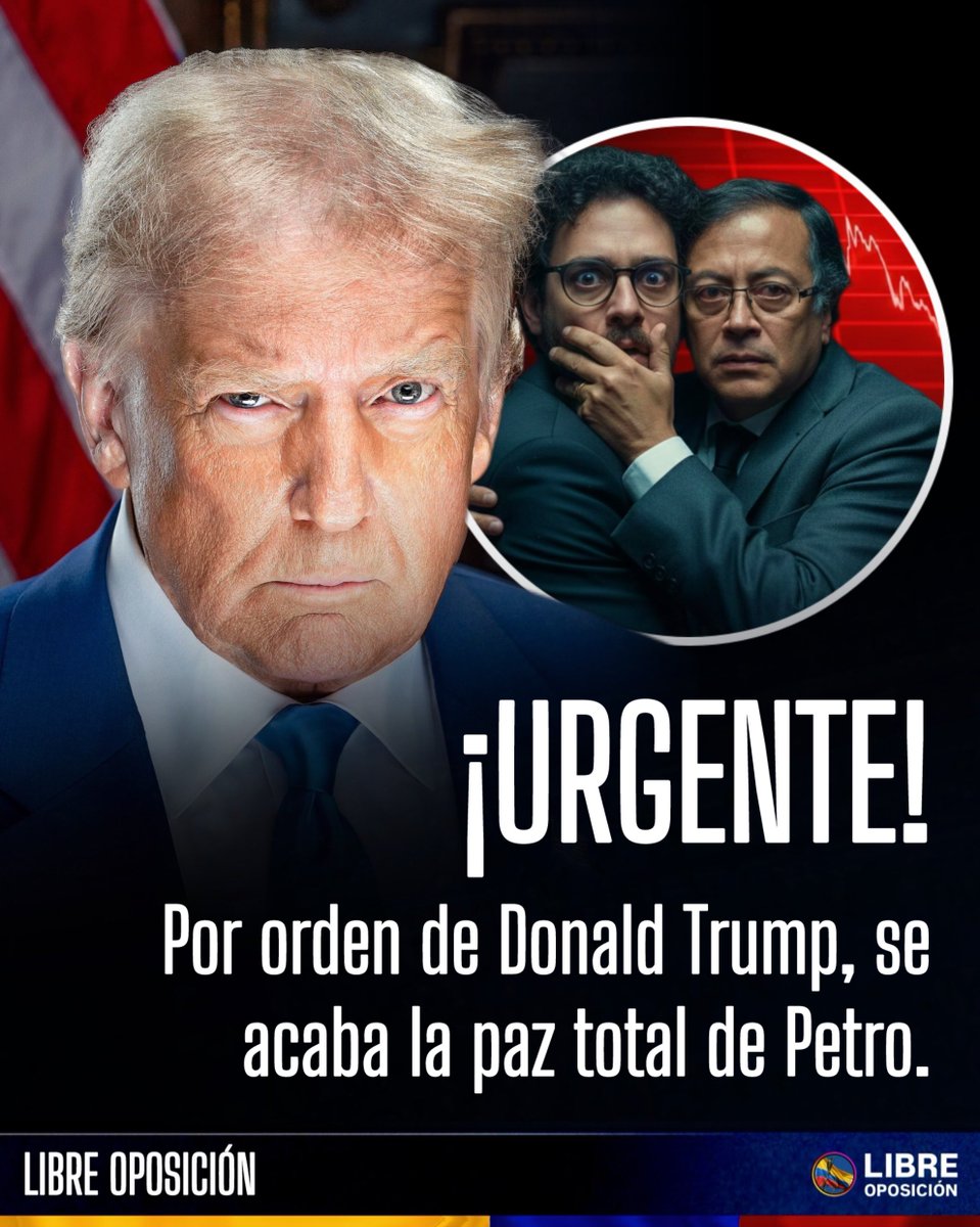 🇺🇸🇨🇴🚨| ¡URGENTE! Por orden de Donald Trump, se acabó la paz total de Gustavo Petro y lo obligó a bombardear a la guerrilla de ELN por primera vez en su mandato. 

Iván Cepeda, es el mayor perjudicado de esta decisión al perder el respaldo de las organizaciones criminales y