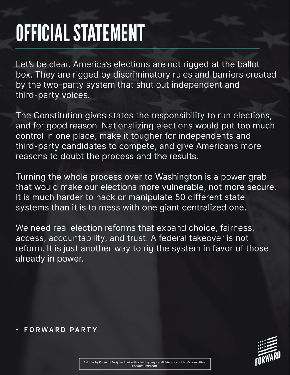 Forward Party tweet media