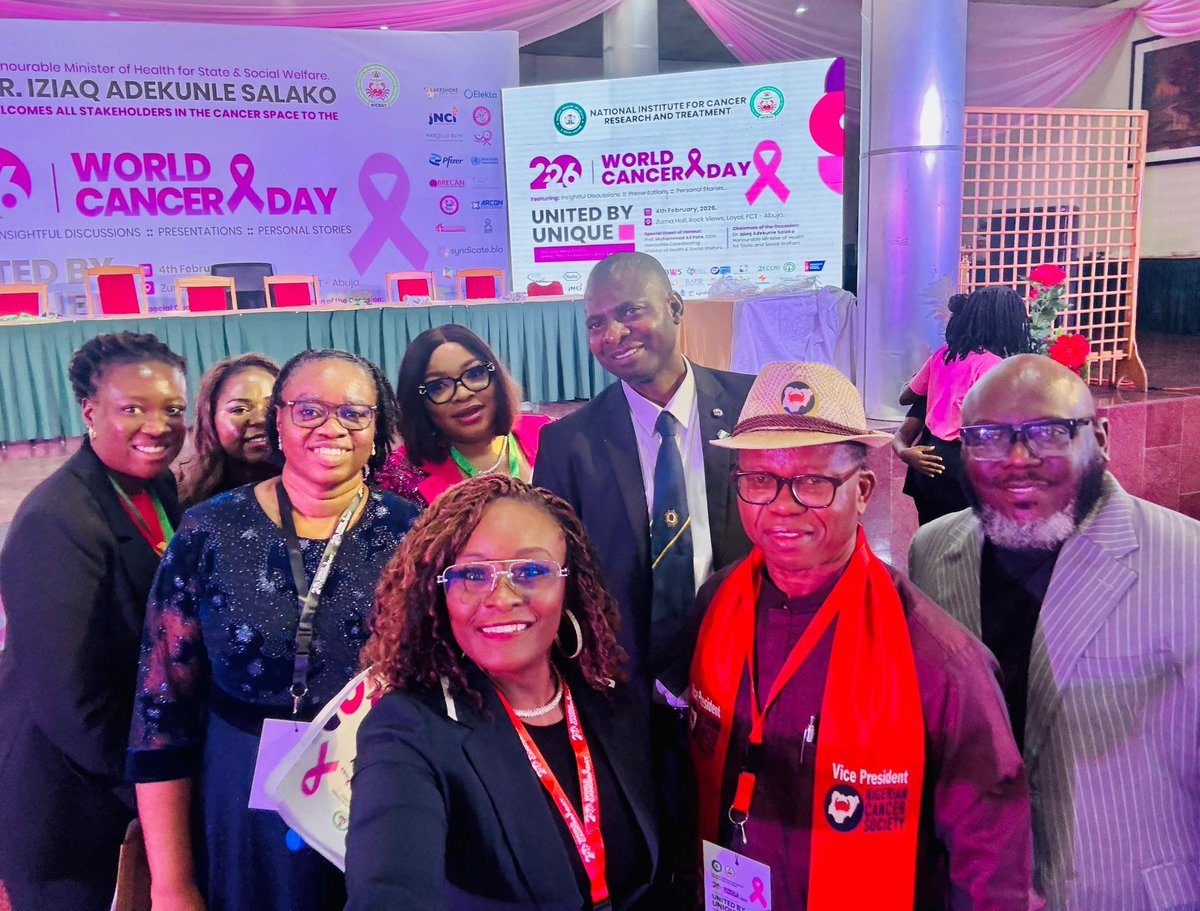 NSHBT_Official's tweet photo. World Cancer Day Commemoration | Abuja

The NSHBT participated in today’s commemoration of World Cancer Day in Abuja, organized by the Federal Ministry of Health and expertly coordinated by our very own Dr. Uche Nwokwu, National Coordinator, National Cancer Control and Nuclear https://t.co/LDmTw8NsW1