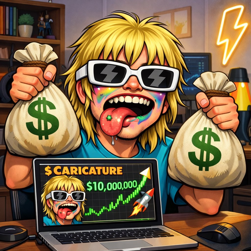 DeadPunkStatic's tweet photo. Big shake out just gave me bigger bags. Thanks you

 $caricature https://t.co/ZZls5BztM6