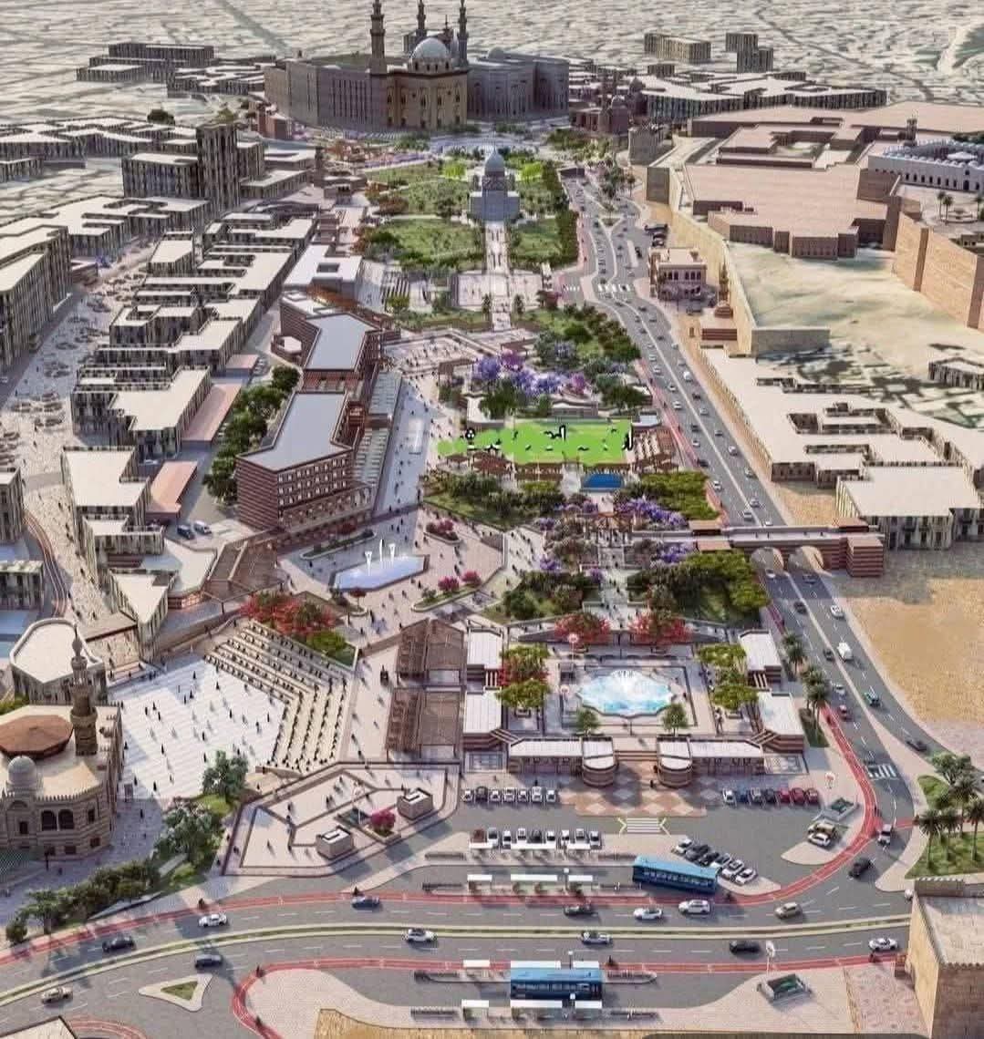QegSee61229's tweet photo. متداول التصميم النهائي لمنطقة السيدة عائشة بعد التطوير https://t.co/gbbg1WeG5O