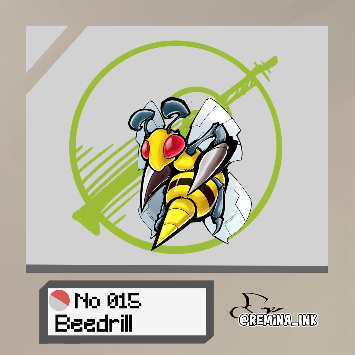 No.015 Beedrill 🐝
•
•
•
•
#Pokemon #pokemonart #reminaKanto #fanart