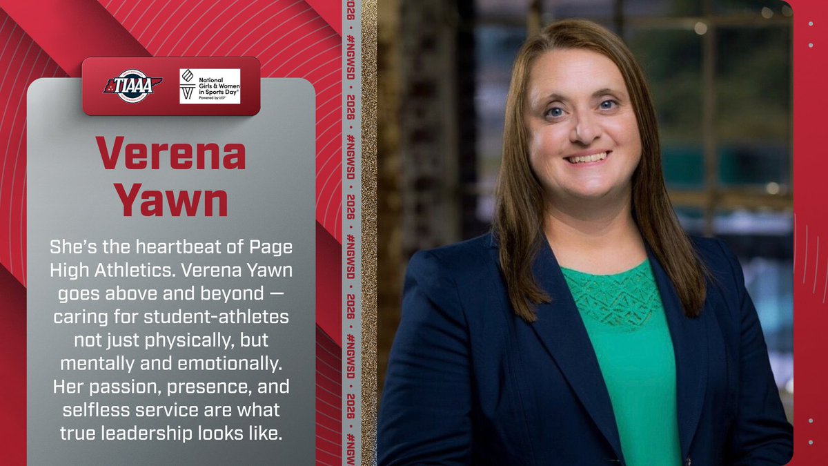 National Girls &amp; Women in Sports Day Spotlight: Verena Yawn

<a href="/wcsPHSathletics/">Page High Athletics</a> #NGWSD #GirlsSportsTN #WomenInSports
