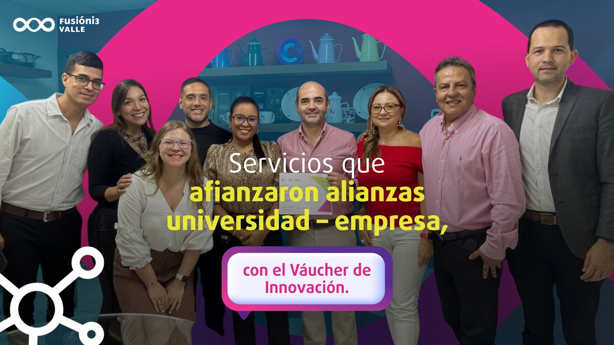 Cuando la innovación deja de ser una intención y se convierte en acción, las alianzas universidad–empresa marcan la diferencia. 🤝🚀

En Fusióni3 Valle, el Váucher de Innovación se consolidó como un instrumento clave para que 20 empresas avanzaran en retos reales, fortalecieran