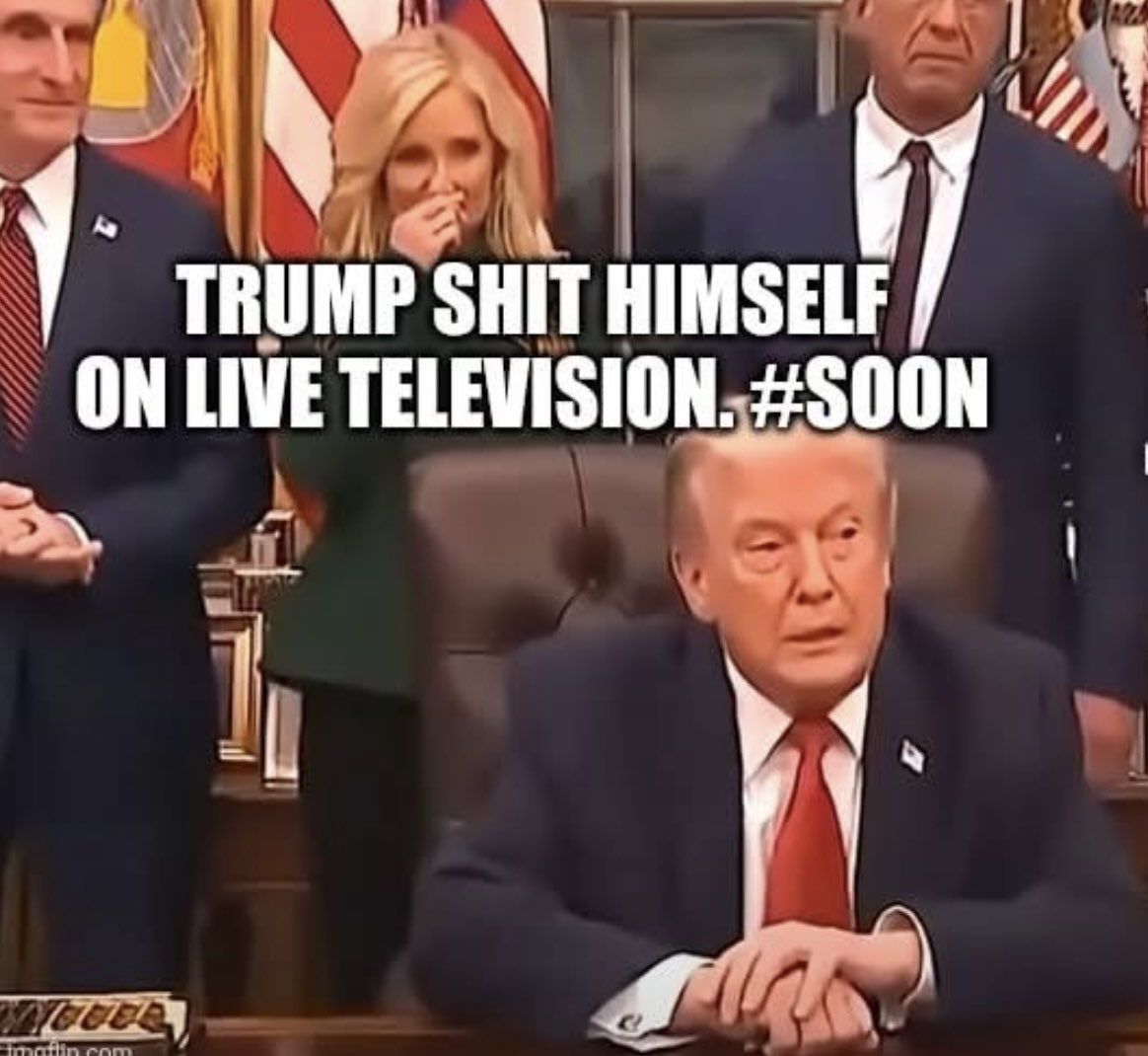 RadarResist's tweet photo. This is not a joke. Trump audibly defecatea... the room reactea... he rushed everyone out of the conference.
Imagine what MAGA would say if any other president did this. #whenithappens https://t.co/fJXwTaST7b