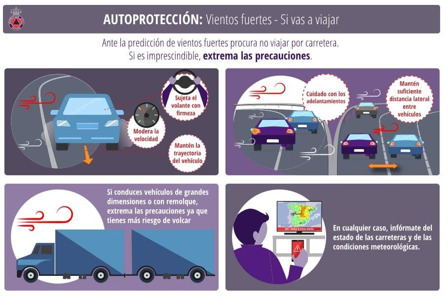 ⚠️🌳Debido a la alerta amarilla por fuertes vientos en nuestra comarca, os dejamos una serie de consejos de autoprotección de la Dirección General de <a href="/proteccioncivil/">Protección Civil</a>. 

#EstamosPorTi
#CiudadRealSegura
#SiempreDisponibles