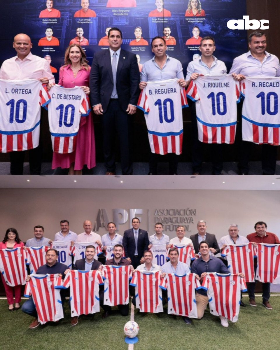 #CerroPorteño | BIENVENIDA OFICIAL 🇵🇾

La nueva Comisión Directiva de Cerro Porteño, encabezada por Blas Reguera, se reunió con las principales autoridades de la APF, lideradas por Robert Harrison 🔵🔴

En el encuentro, los nuevos dirigentes azulgranas conocieron la gestión que