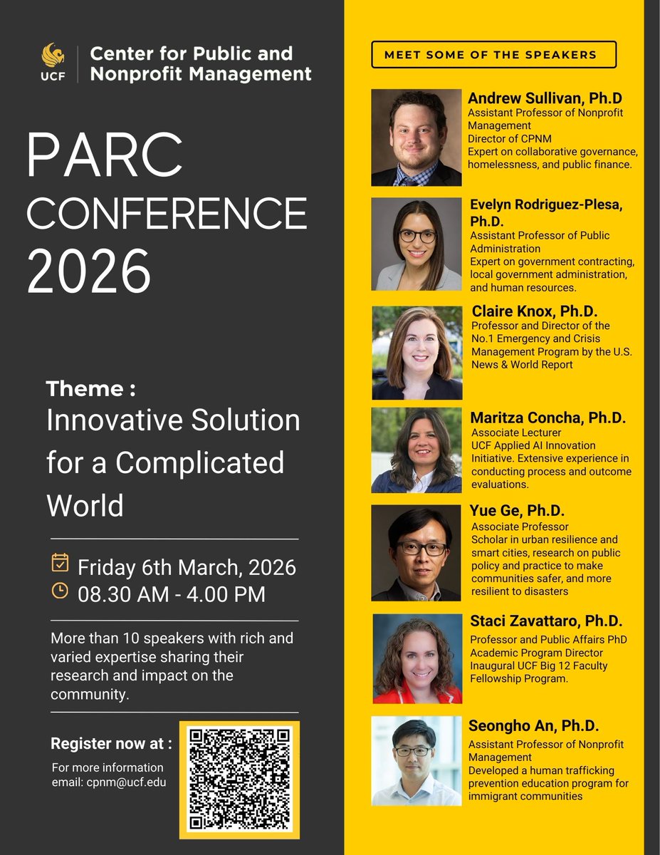 UCF School of Public Administration tweet media