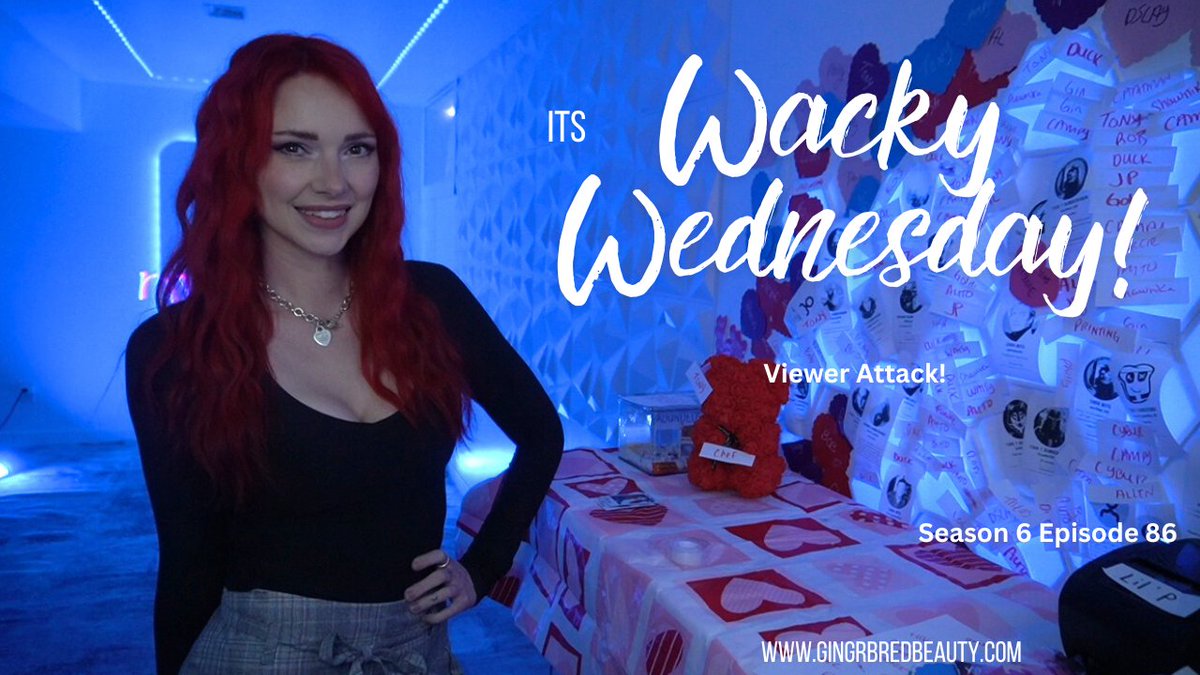 Its Wacky Wednesday which means Bob has made a nice list on Tangia that I'm not allowed to look at.  Plus <a href="/ViewerAttack/">Viewer Attack</a> is ON.  Dont forget to vote for yesterdays art!
#live on #twitch in 15 twitch.tv/gingrbredbeauty
#repost for tomorrows #giveaway!