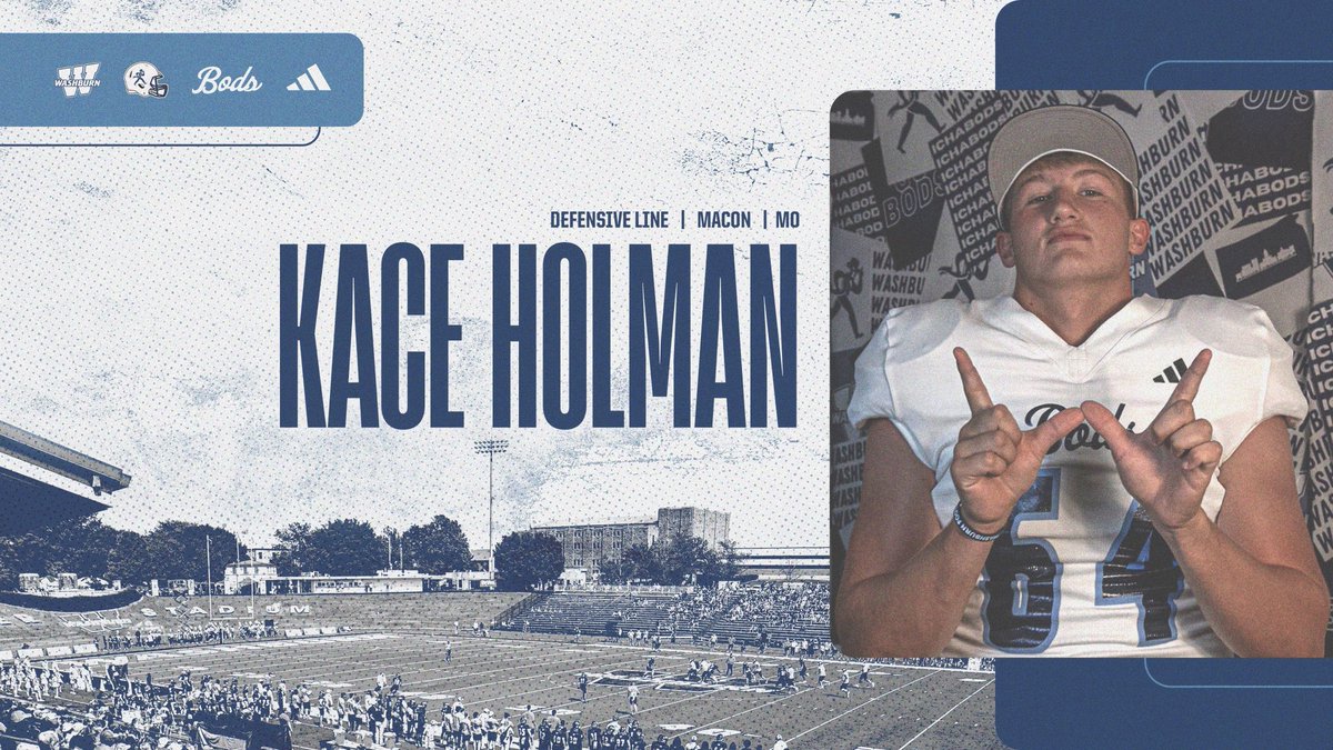 IchabodFTBL's tweet photo. 𝐈𝐓’𝐒 𝐎𝐅𝐅𝐈𝐂𝐈𝐀𝐋. ✍️ 

Welcome to Top City, Kace Holman 

@holman_kace 

#BodSquad26

#BeTheStandard https://t.co/stj9qmr1E0