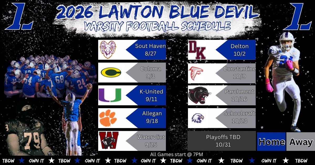 Lawton Blue Devil Football tweet media