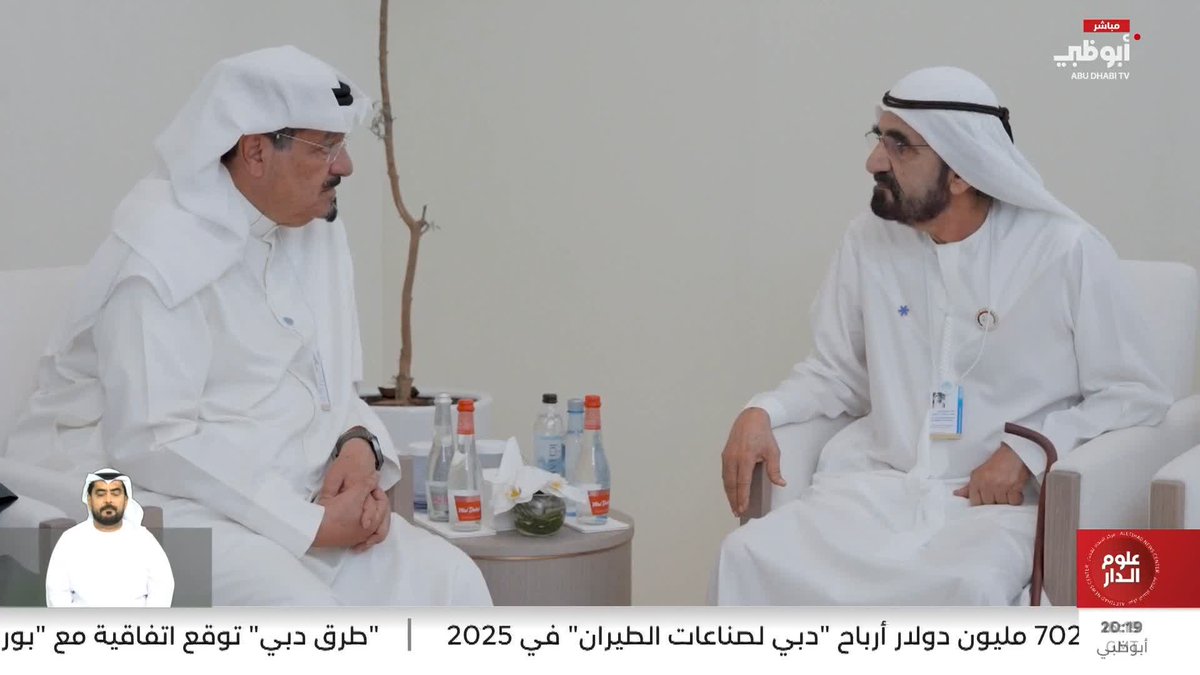 محمد بن راشد يلتقي رئيس مجلس وزراء الكويت خلال #"القمة_العالمية_للحكومات" 