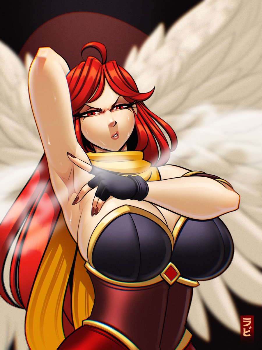 Finished this commission for <a href="/GoldnightAngel/">Serena - MtG Angel Vtuber</a> last night. Leave a like if you would sniff and RT if you would lick!