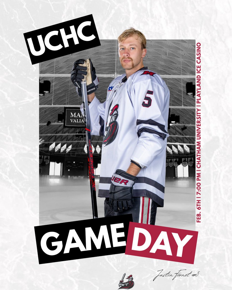 Home Ice. House Rules. ♠️🏒

🆚 - Chatham University
⏰ - 7:00 PM
📍 - Playland Ice Casino
📊 - shorturl.at/6GW7i
📺 - shorturl.at/rkf9I

#WeAreValiant