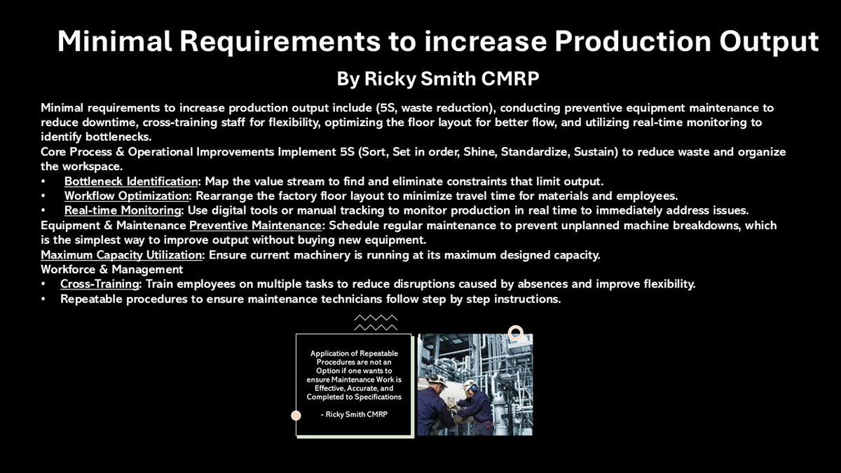 Ricky Smith CMRP, CRL, CMRT (@askrickysmith) on Twitter photo 