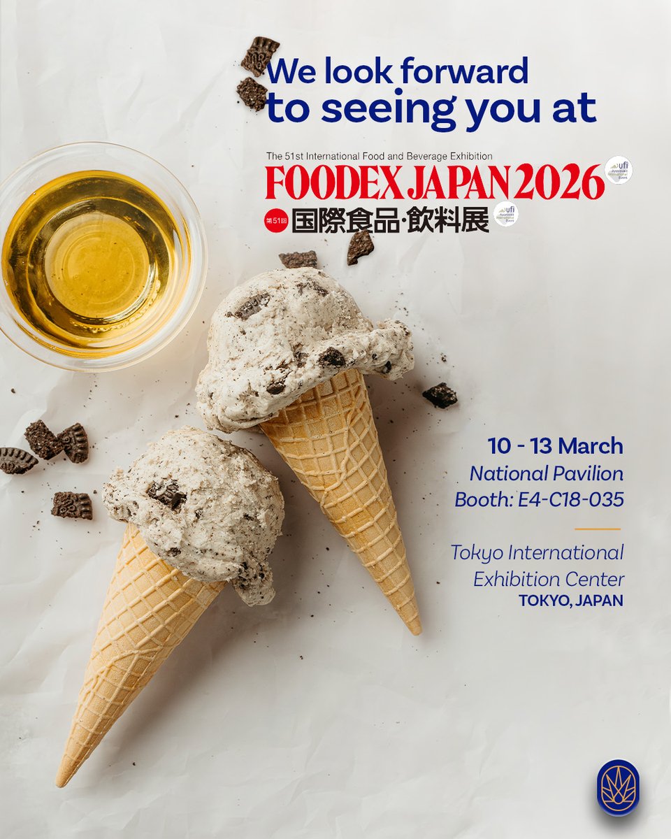 nobazul's tweet photo. We will attend FOODEX 2026 to present our Organic Agave Syrup solutions and continue building our place in the Asian market.​

We will be at the Tokyo International Exhibition Center from March 10 to 13 at the National Pavilion, Booth E4-C18-035. https://t.co/InxxFLdOeI