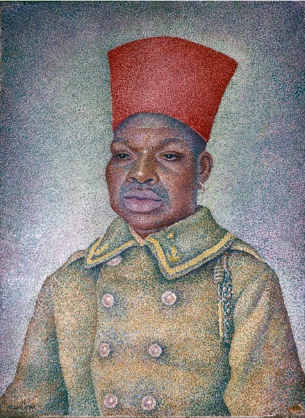 Senegal solgier #artbots #marevna