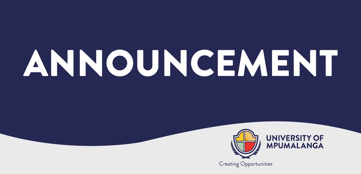 University of Mpumalanga tweet media