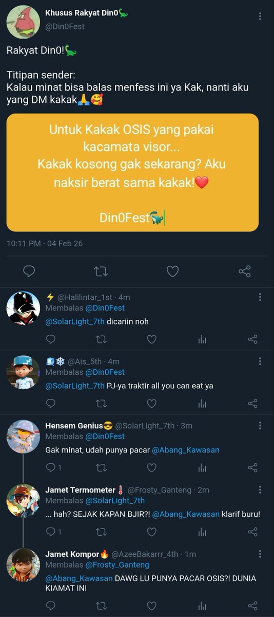 Yippiee_NatNat's tweet photo. #gensol #solgen short AU as anak sekolahan❤
Cw: Boicest‼️

Suatu hari Gentar bangun, dan tiba-tiba dia udah punya pacar?

Short fict special for @Petralite_Sub https://t.co/KpHTKW4UMb