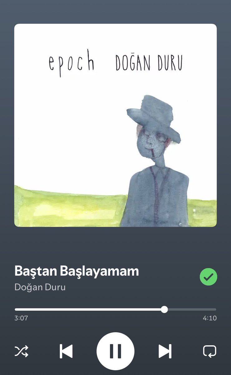 beş dk önce dünyanın en iyi şarkısı olduğu kanısına vardım