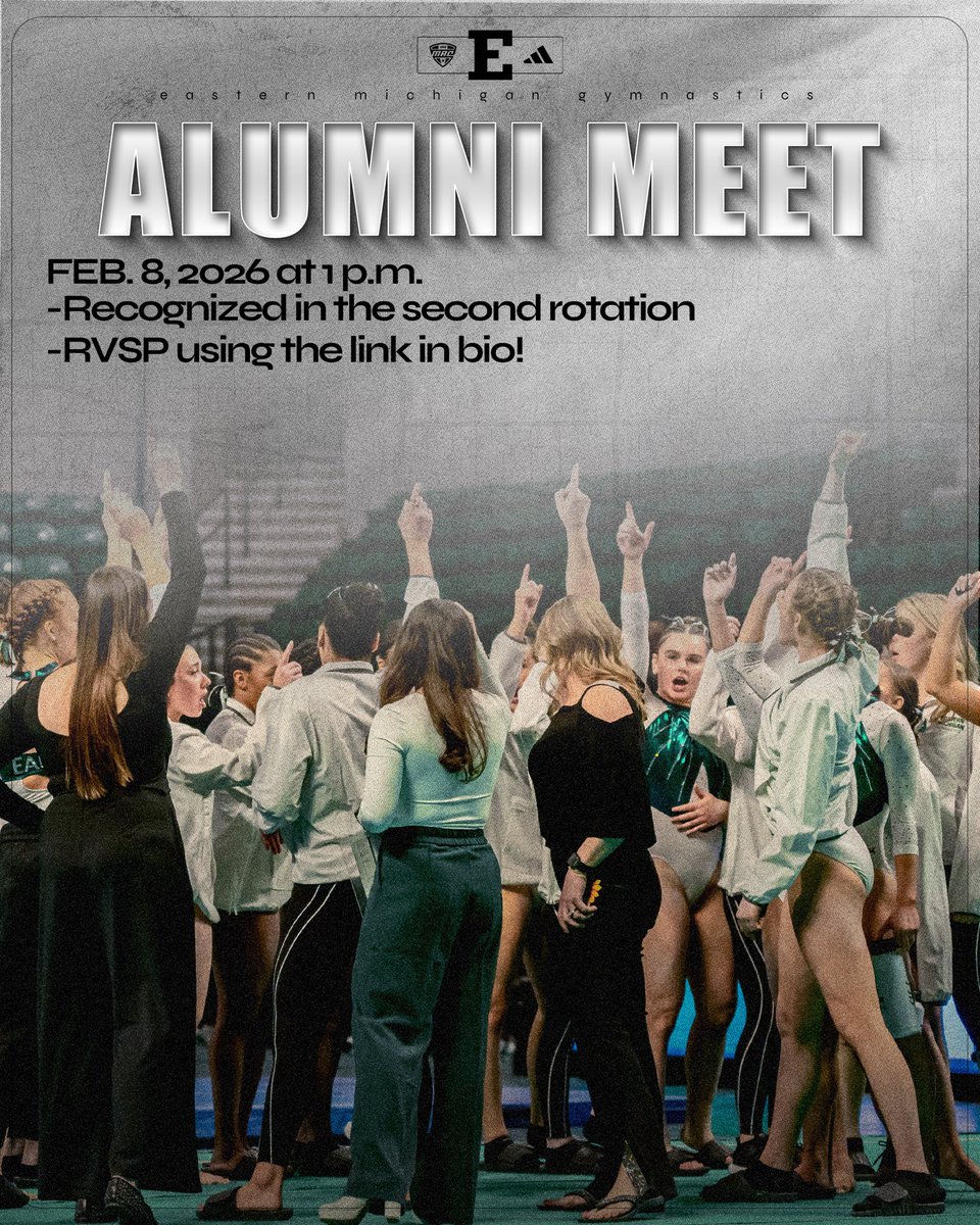 Calling all alumni 🗣️

Join us for the meet vs. Central Michigan at 1 p.m. on February 8!

RSVP with the link in our bio.