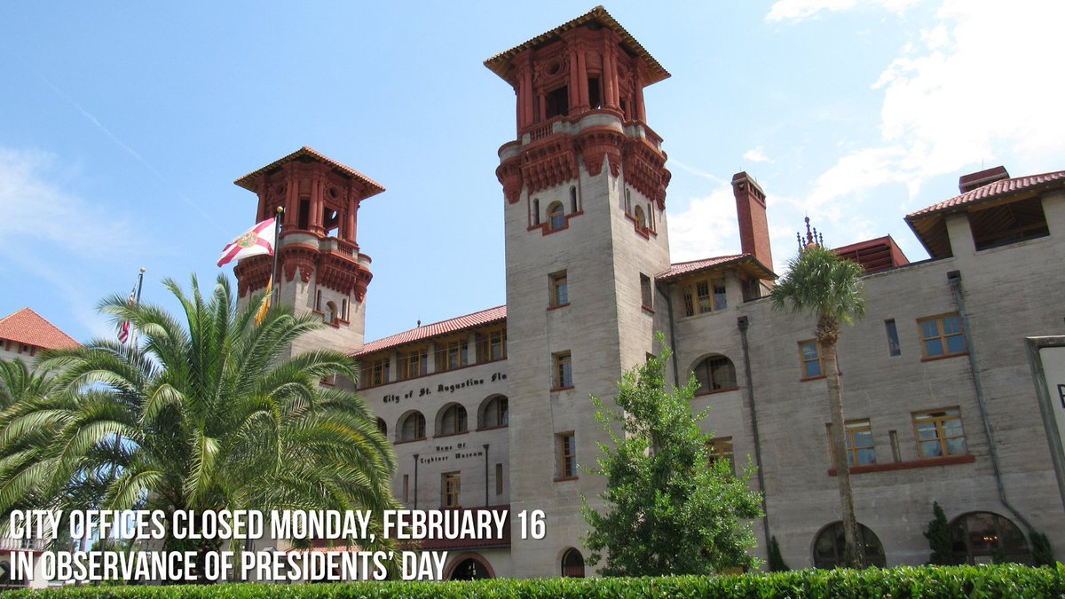 City of St. Augustine tweet media