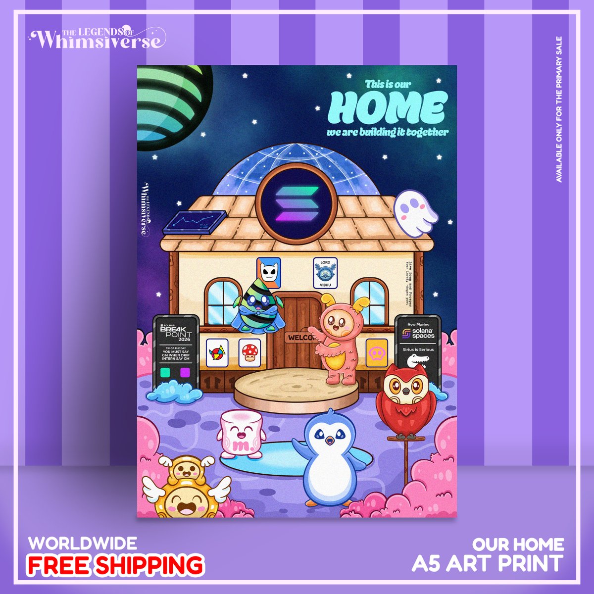 Whimsiverse's tweet photo. This is Our Home 🏠

Digital &amp; Physical Version: Now available on my @drip_haus store page

🔸Digital: 10$ (Free Physical Art Print Included)
🔹Physical Only: 9$

✈️Worldwide Free Shipping ✈️ https://t.co/HpqUTEg30g