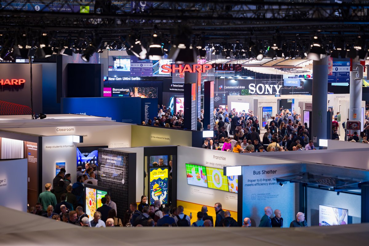 ISE_Show's tweet image. The day is almost done, thank you for the crowds, the conversations, and the inspiration you brought to Day 2 of ISE 2026.
🟠🟡🟣🟢 #ISE2026 #PushBeyond #AVTweeps